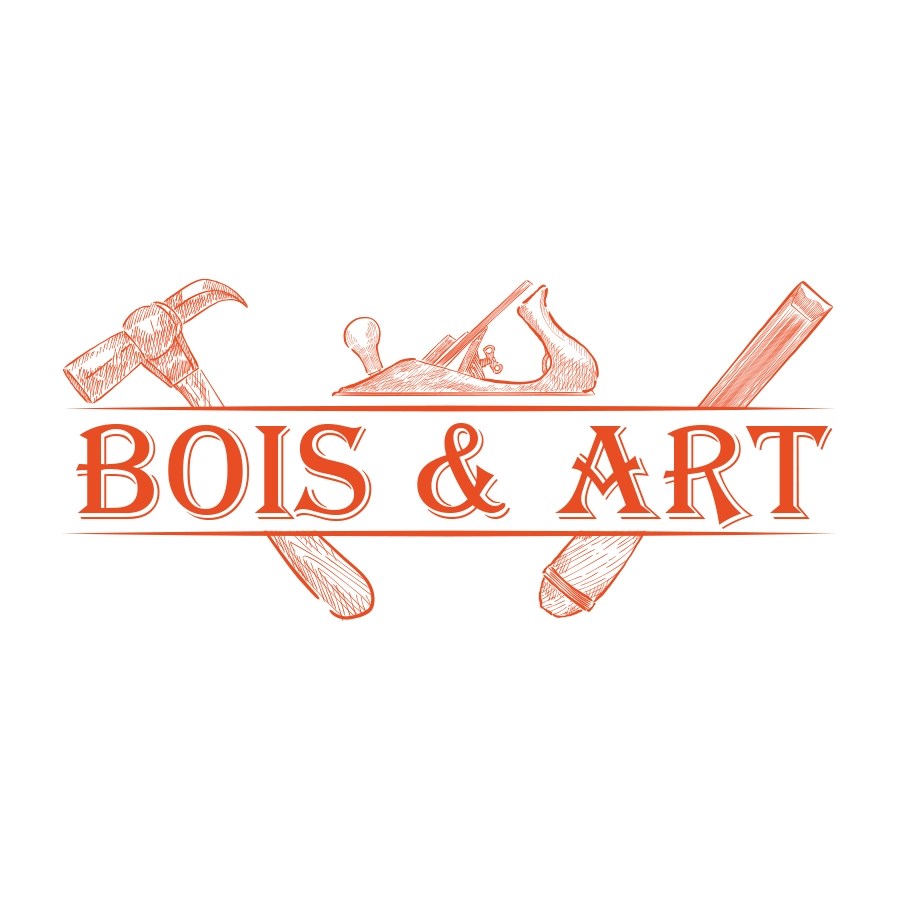 OC Infographie vous présente un logo pour un charpentier